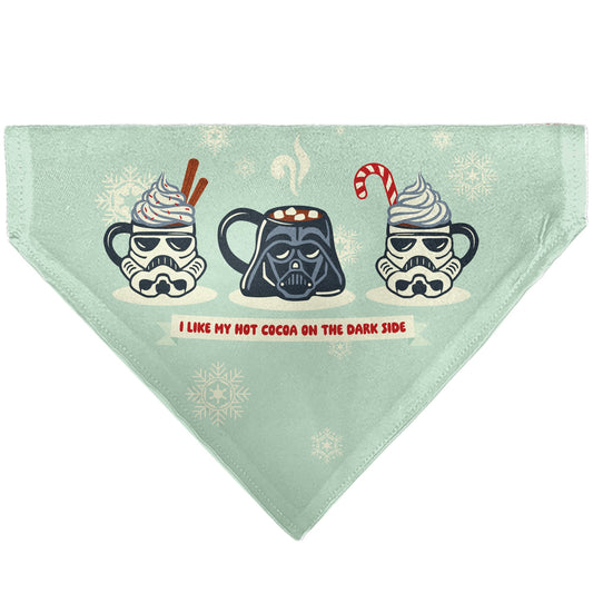 Pet Bandana - Star Wars Holiday HOT COCOA Quote Vader and Stormtrooper Mugs