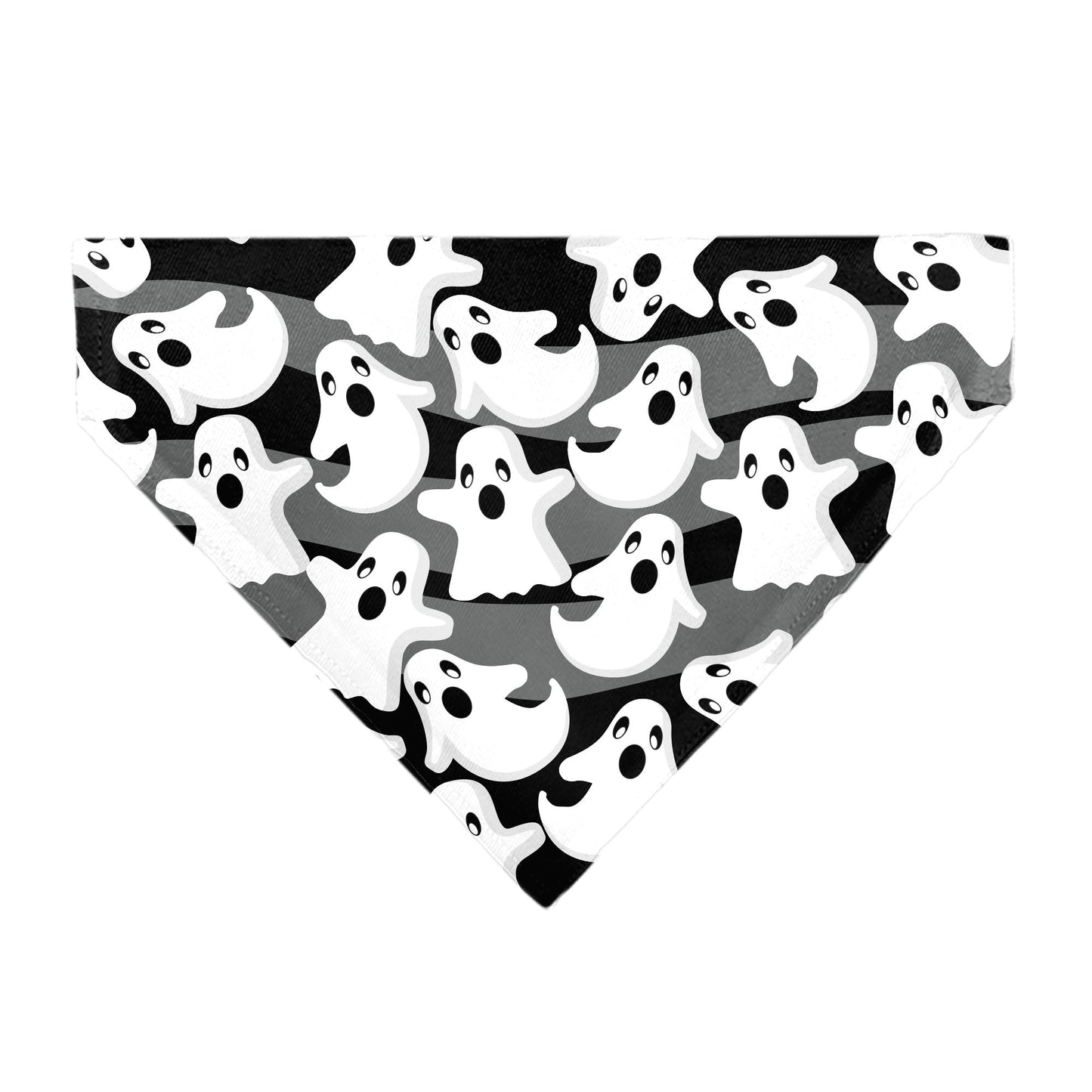 Pet Bandana - Ghosts Scattered Black/White