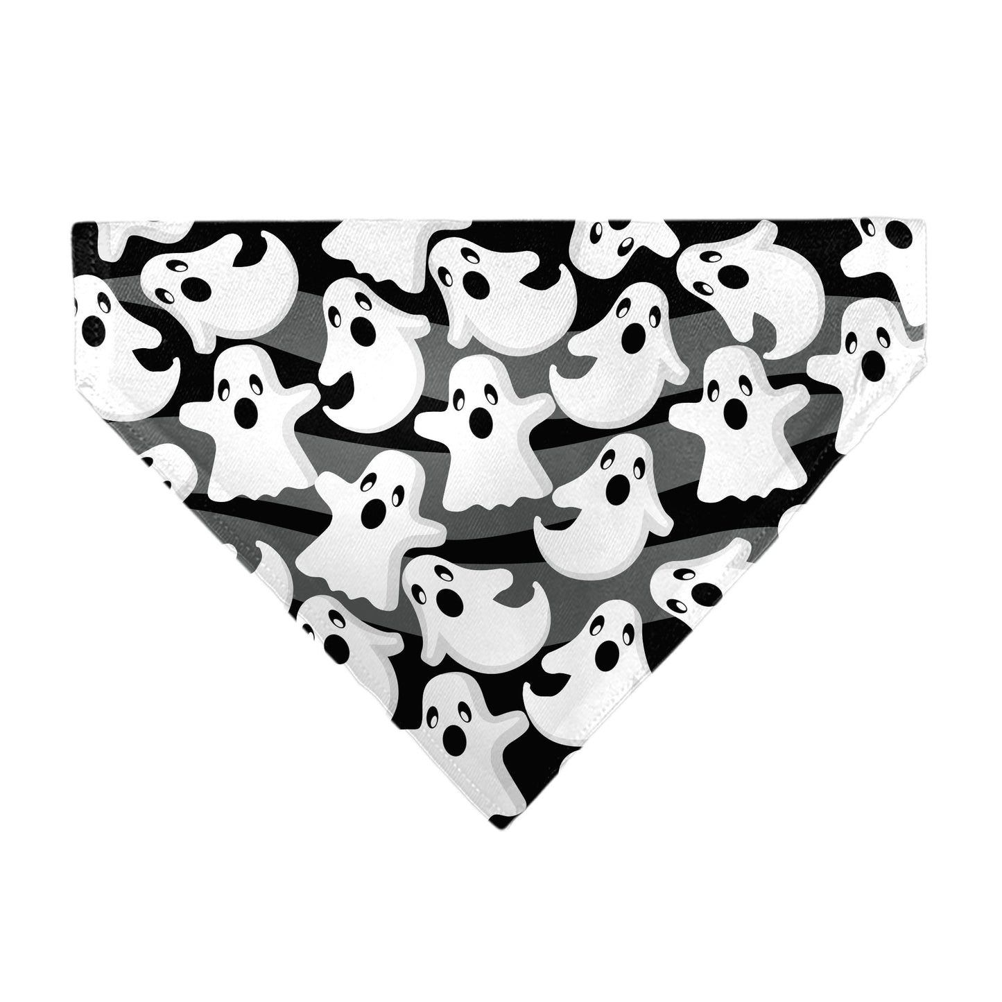 Pet Bandana - Ghosts Scattered Black/White