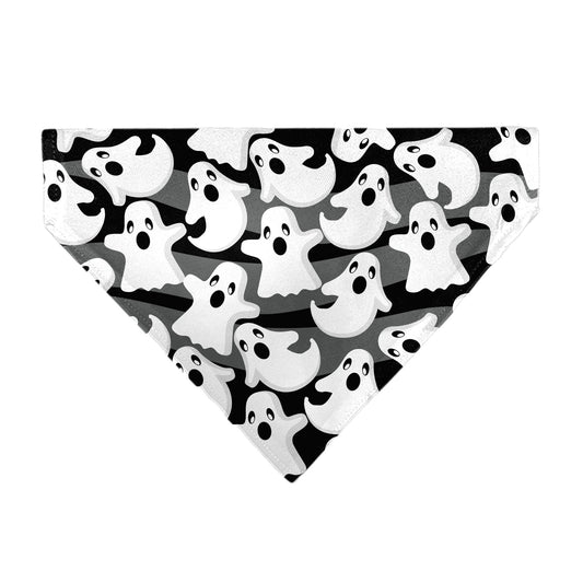 Pet Bandana - Ghosts Scattered Black/White