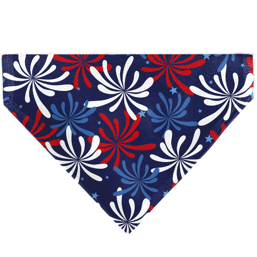 Pet Bandana - Americana Fireworks Show Blues/Red/White