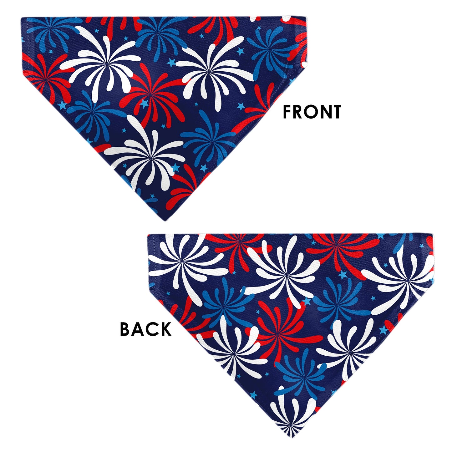 Pet Bandana - Americana Fireworks Show Blues/Red/White