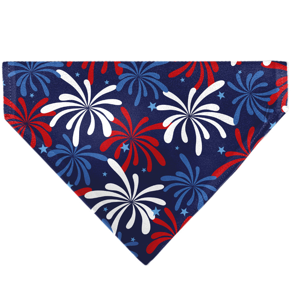 Pet Bandana - Americana Fireworks Show Blues/Red/White