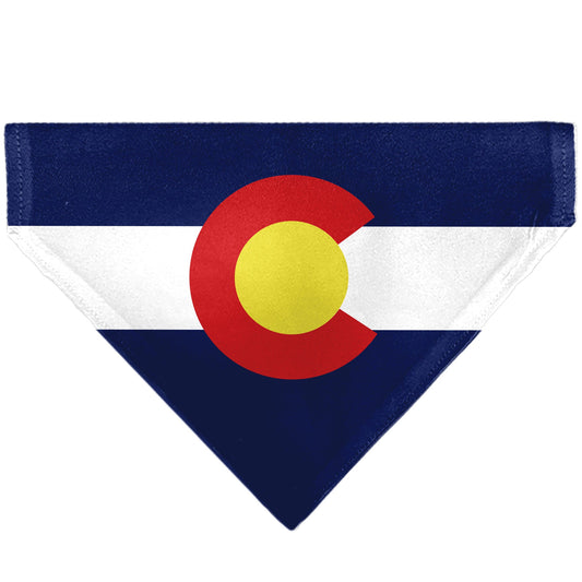 Pet Bandana - Colorado Flag Centered