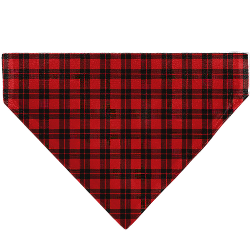 Pet Bandana - Holiday Pajama Plaid Red/Black