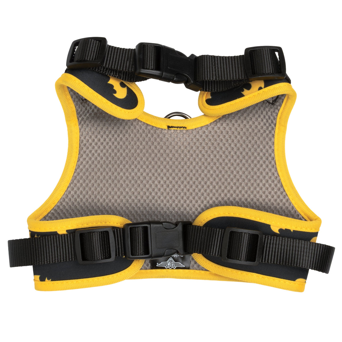 Pet Harness - Batman Bat Signal Scattered Black/Yellow