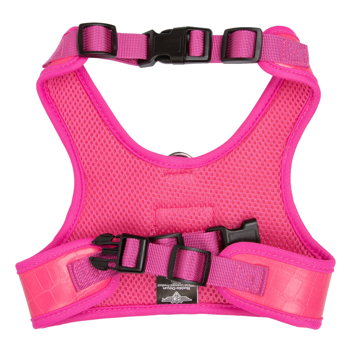 Pet Harness - Barbie Faux Crocodile Skin PU Pink