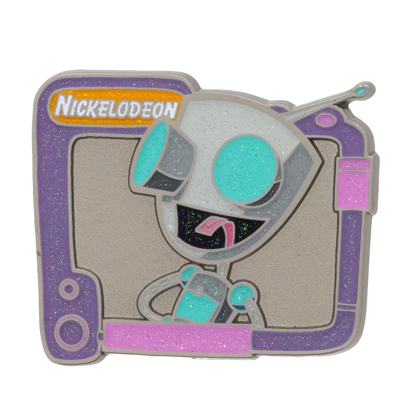 Invader Zim Blind Box Glitter Enamel Pin Series - Mystery Character Zim, GIR, Piggy, Dib, or Gaz