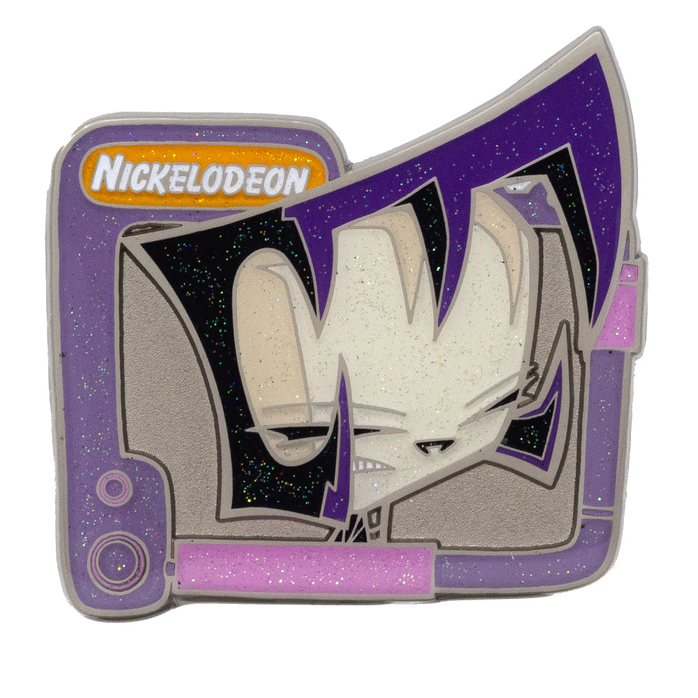 Invader Zim Blind Box Glitter Enamel Pin Series - Mystery Character Zim, GIR, Piggy, Dib, or Gaz