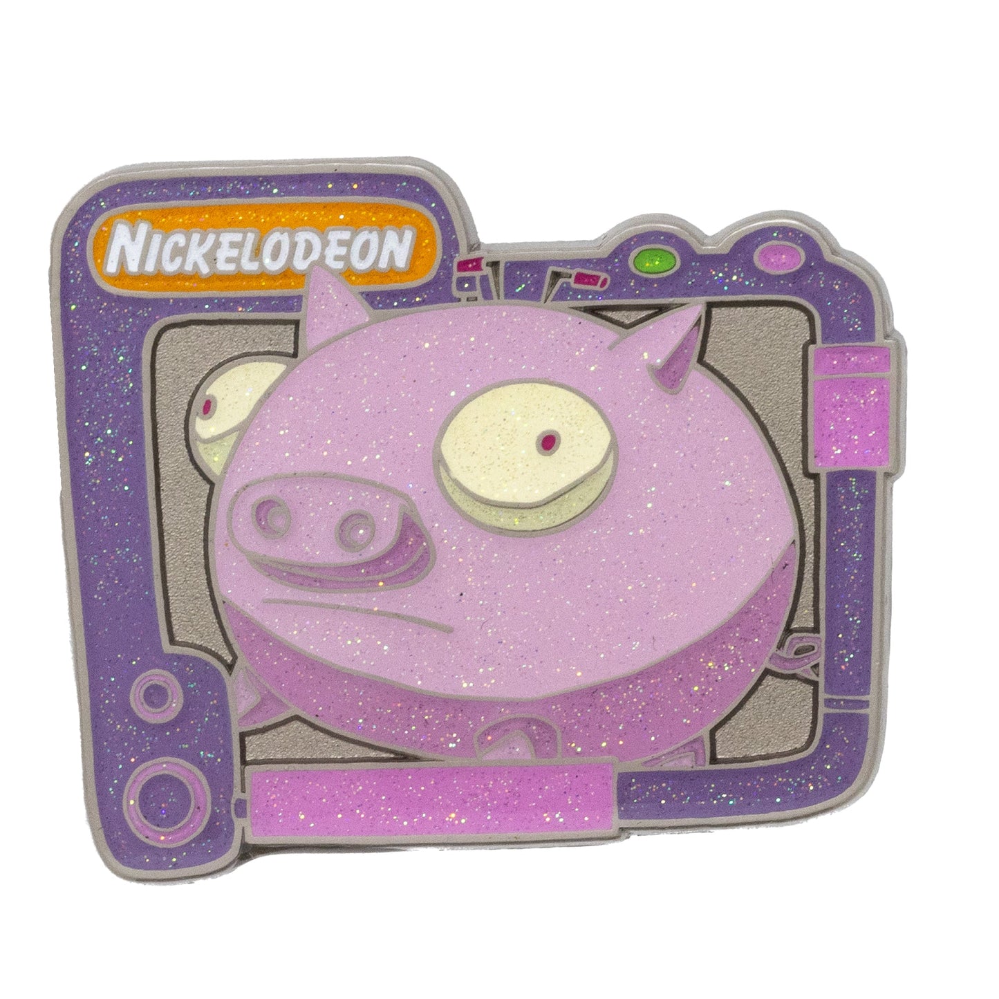 Invader Zim Blind Box Glitter Enamel Pin Series - Mystery Character Zim, GIR, Piggy, Dib, or Gaz