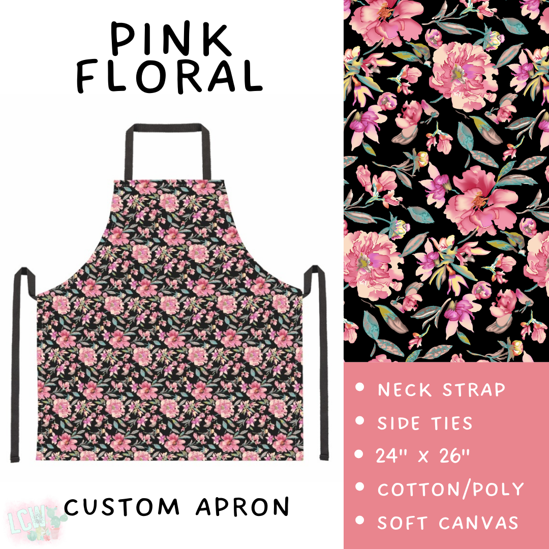 Batch #494 - Mama's Batch 2 - Closes 2/20 - ETA mid/late April - Pink Floral Apron