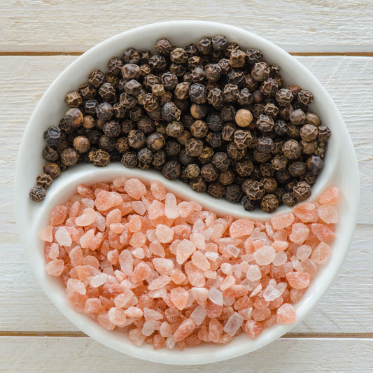 Pink Himalayan & Gourmet Peppercorn Grinder Set