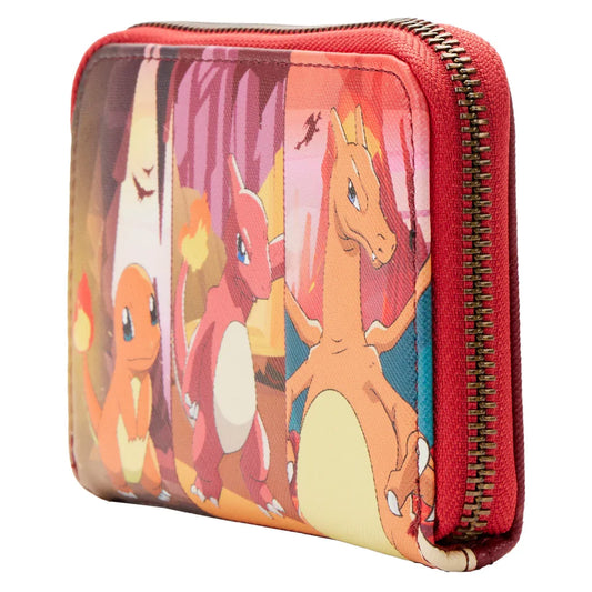 Loungefly Pokemon - Charmander Evolutions Zip Around Wallet