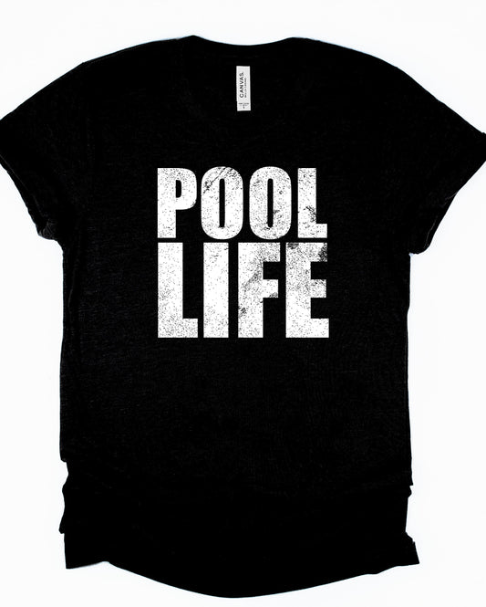 Pool Life Distressed Graphic Tee