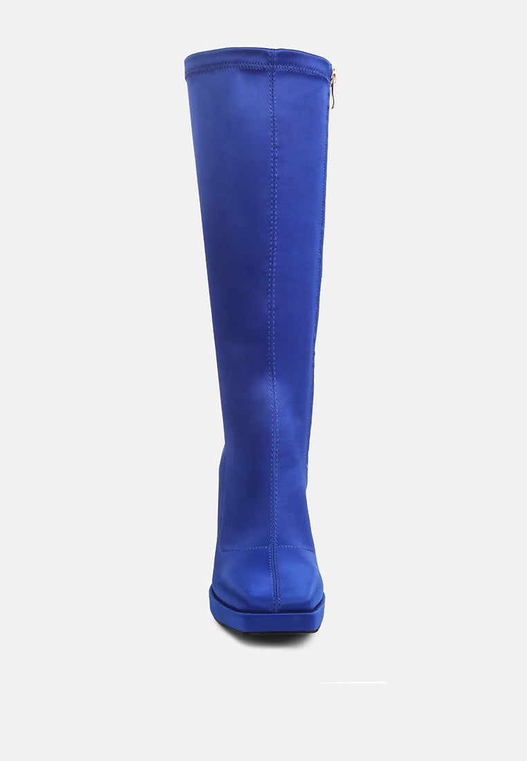 Presto Stretchable Satin Long Boot