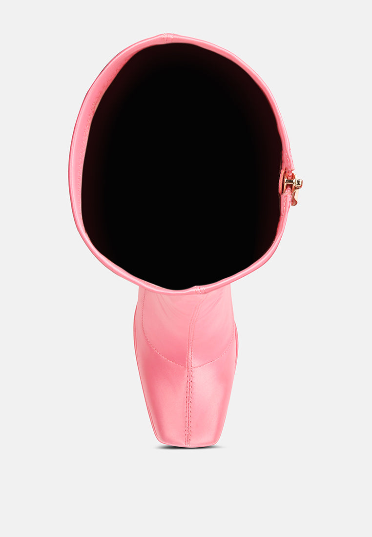 Presto Stretchable Satin Long Boot