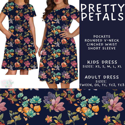 Batch #592 -  Fun Run 27 - Closes 9/30 - ETA late Nov - Pretty Petals Adult & Kids Dresses