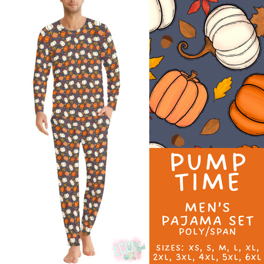 Batch #580 - Fall Family Pajamas 2 - Closes 9/4 - ETA early Nov - Pump Time Men's Pajama Set