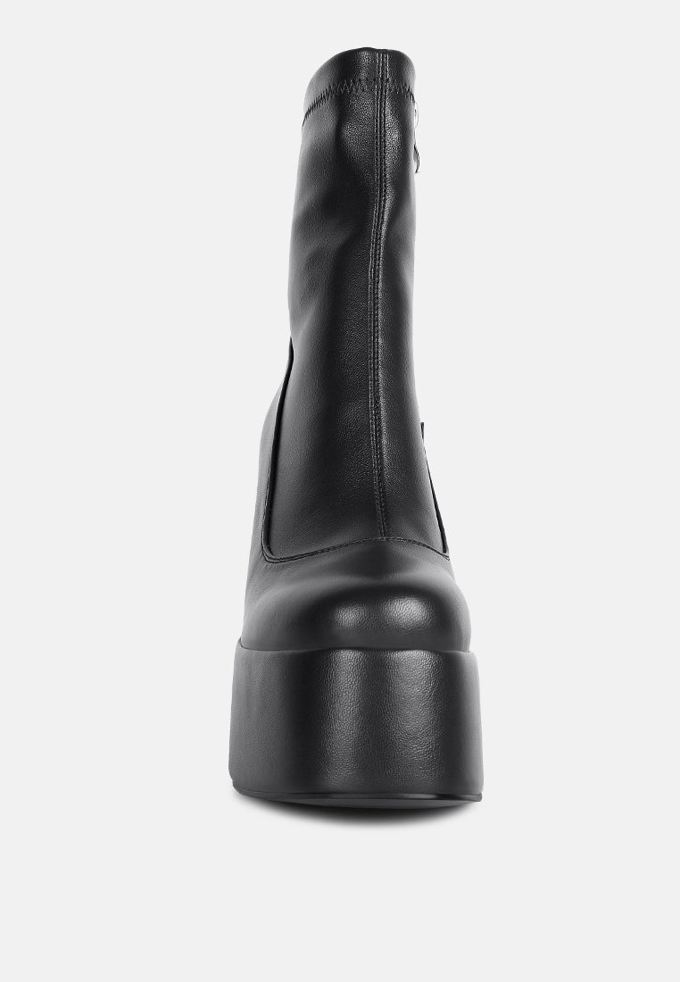 Purnell High Platform Ankle Boots