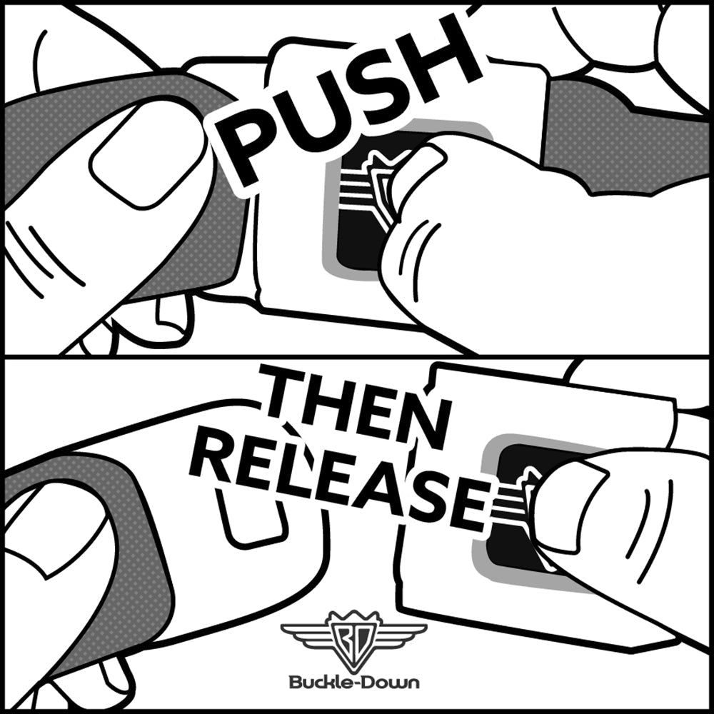 ANNABELLE Title Logo Full Color Black/White Seatbelt Belt - Annabelle Face and Eyeballs Squiggle Black/Purple Webbing