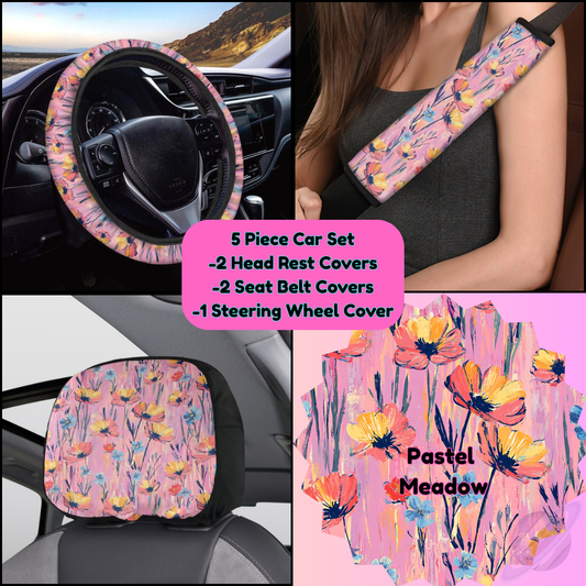 5 PIECE CAR SET-PASTEL MEADOW-PREORDER CLOSING 9/5