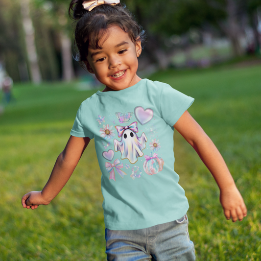 Pastel Boo Crew Graphic Tee