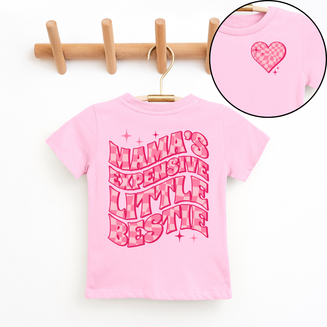 Mama's Expensive Little Bestie Youth & Toddler Graphic Tee