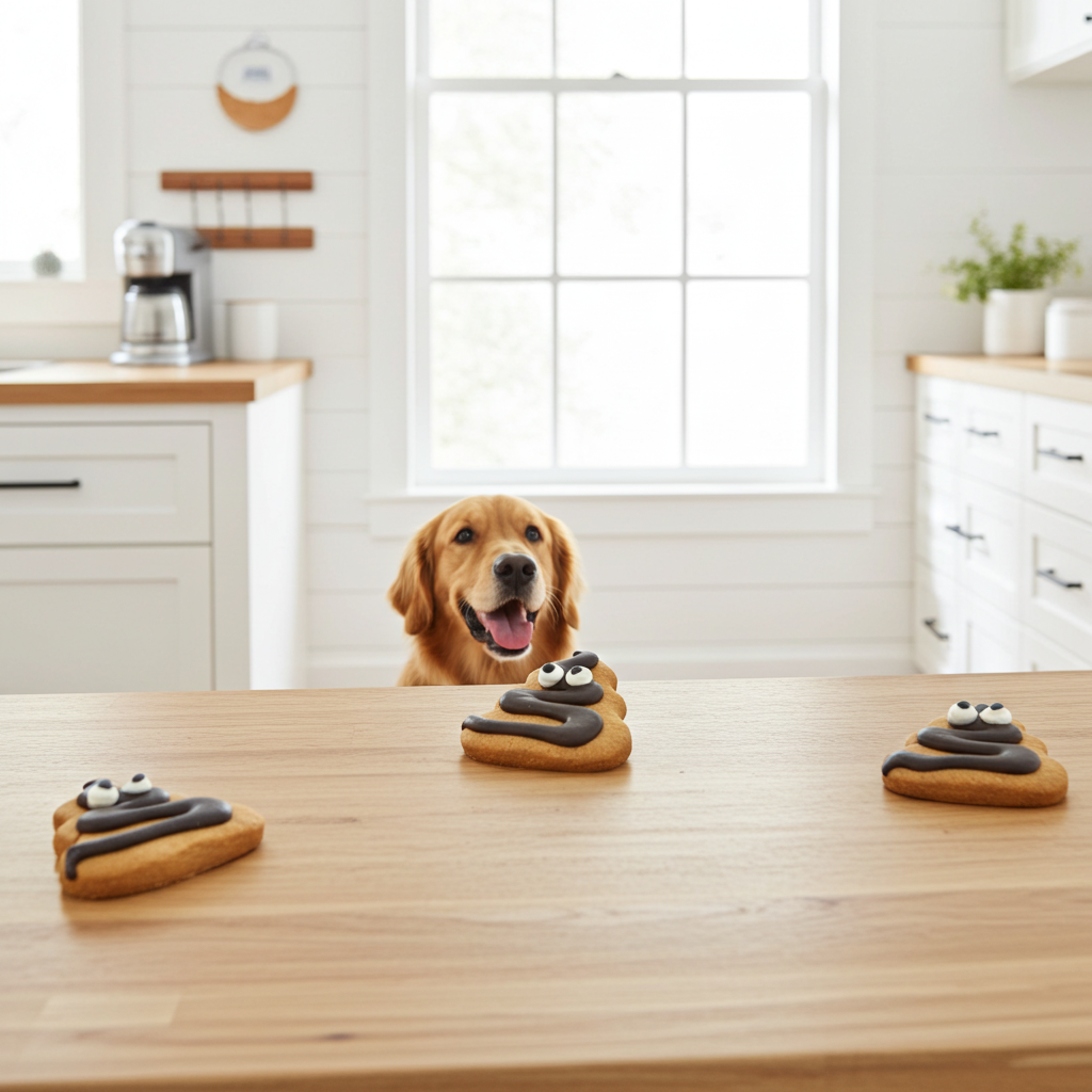 Poop Organic Dog Cookies