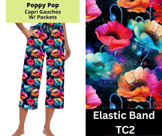 Poppy Pop Capri Gauchos
