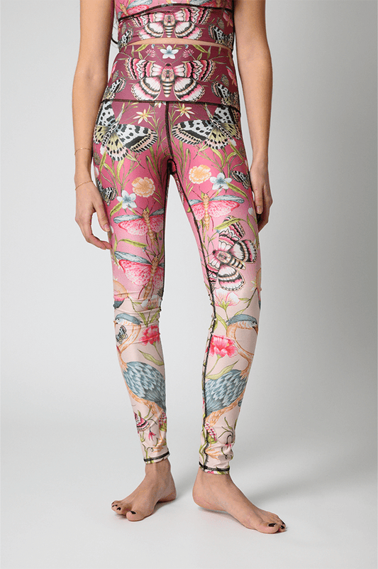 Pretty in Pink Printed Yoga Leggings