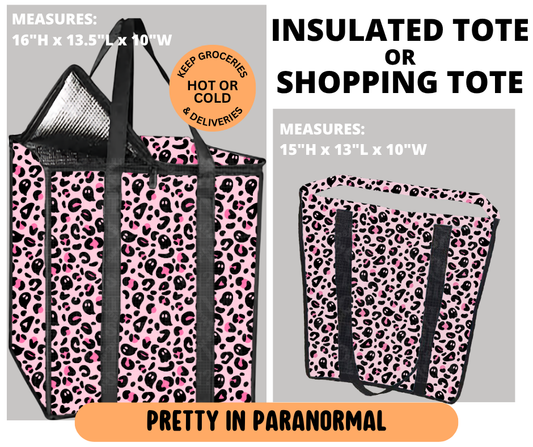 Preorder! Closes 6/29. ETA Sept. Pretty In Paranormal Shopping & Insulated Tote