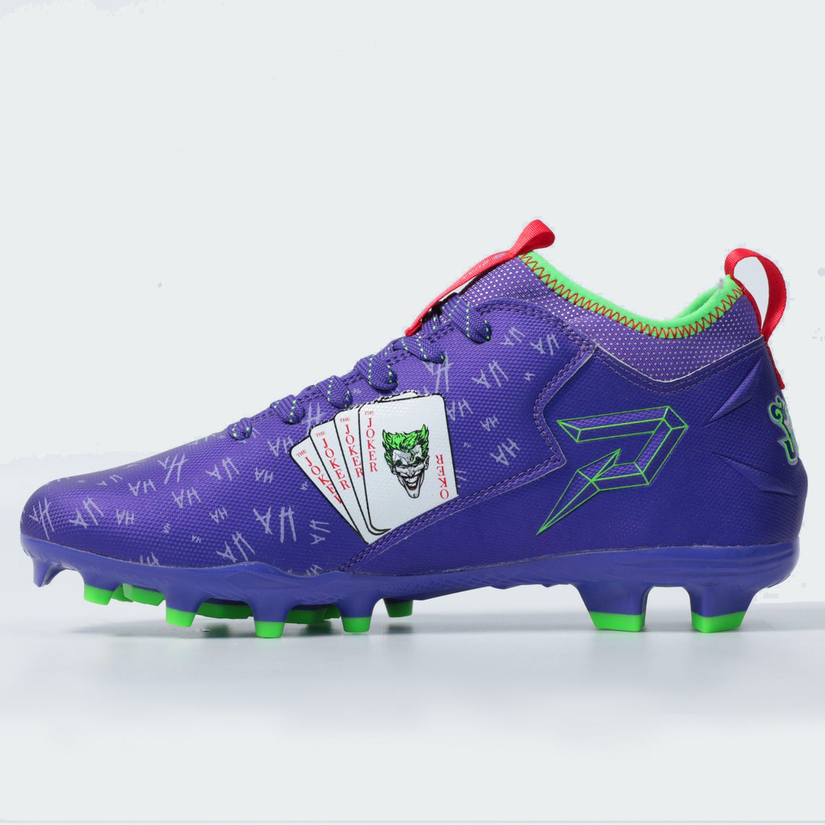 Classic 'The Joker' Football Cleats - Quantum Speed by Phenom Elite