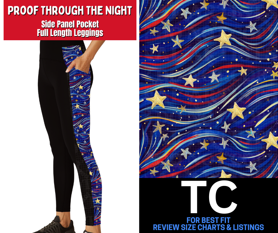 Proof Through The Night Side Panel Pocket Full Length Leggings