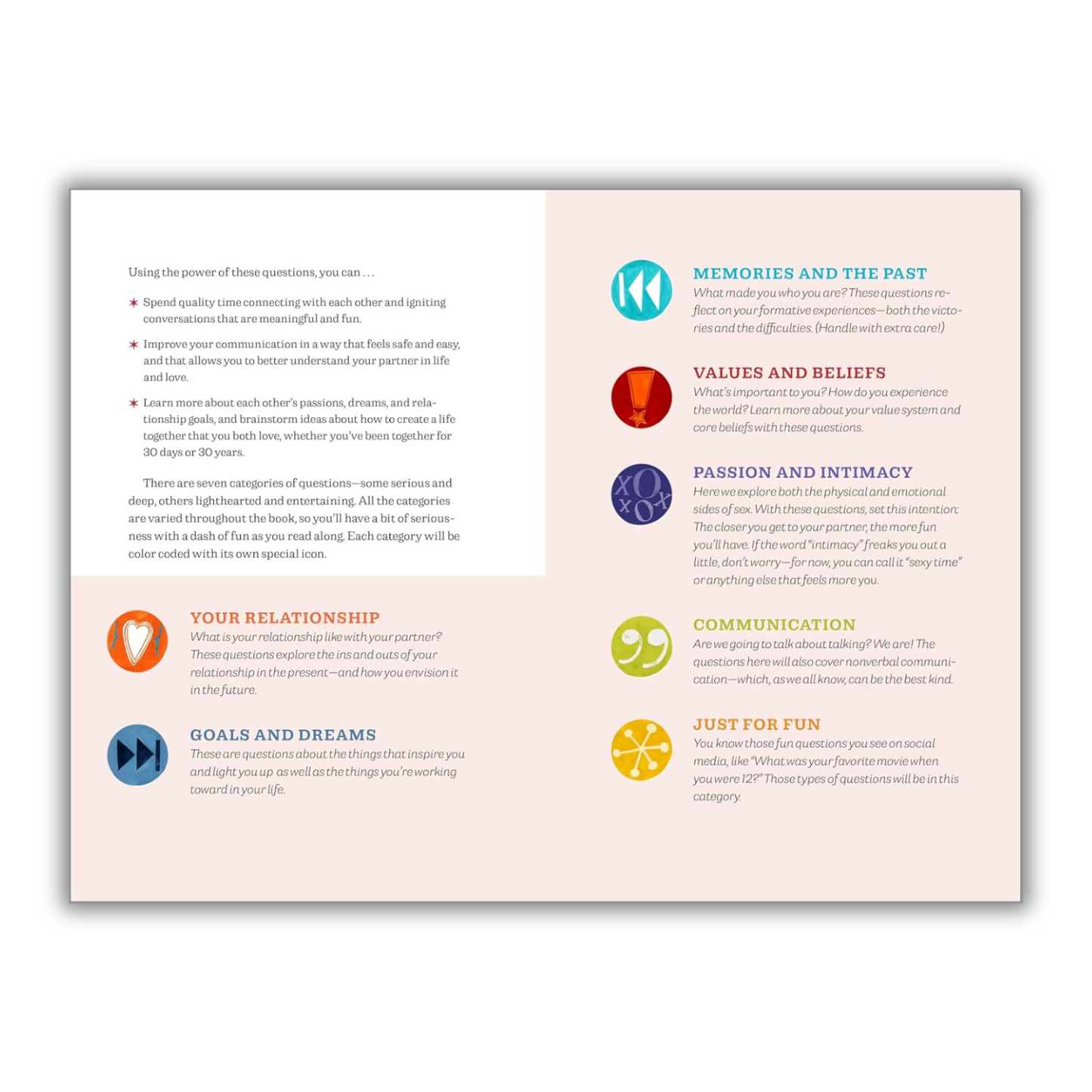 Questions for Couples Journal: 400 Questions to Enjoy, Reflect, and Connect with Your Partner (Spiral Bound)