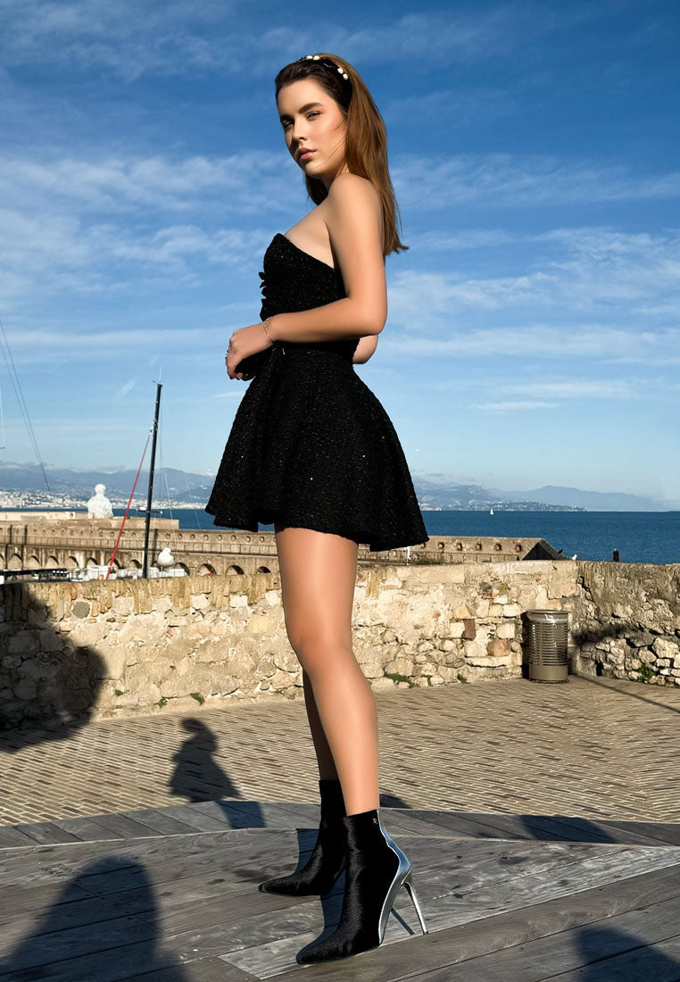 Slade Metallic Highlight High Heeled Ankle Boots