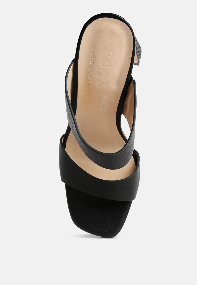 Alodia Slim Block Heel Sandals