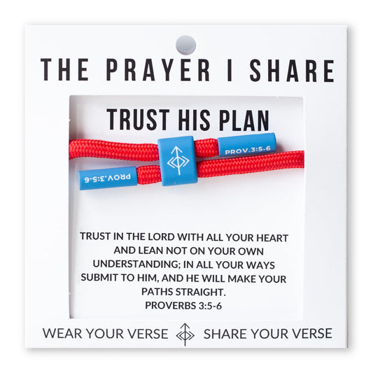 Trust His Plan, Proverbs 3:5-6