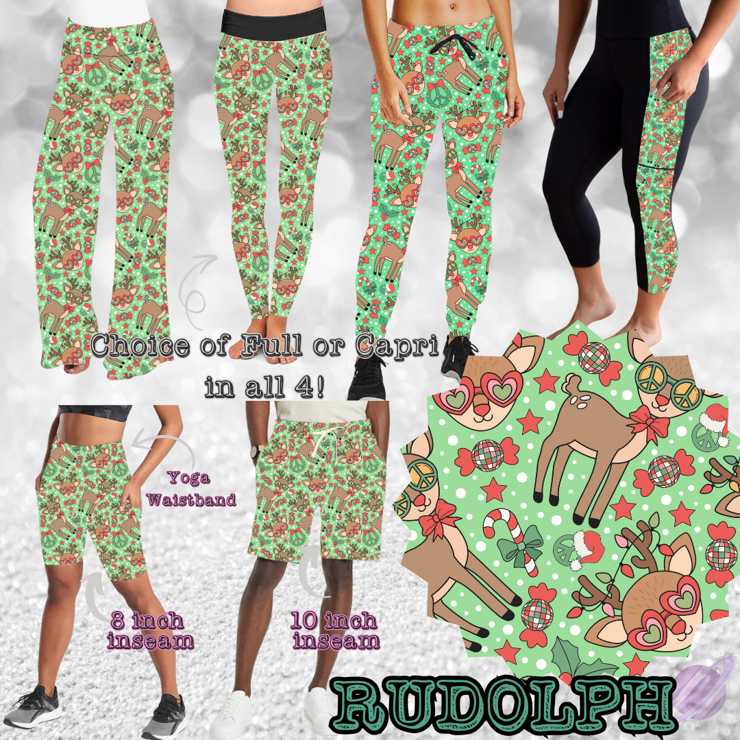 RUDOLPH -XMAS RUN-6 STYLE BOTTOMS-PREORDER CLOSING 9/13