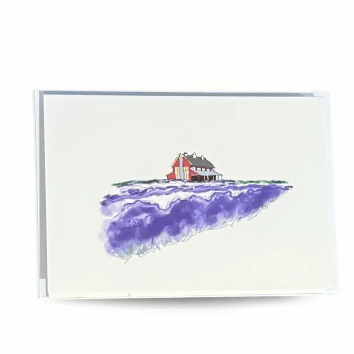 Lavender Watercolor Note Cards