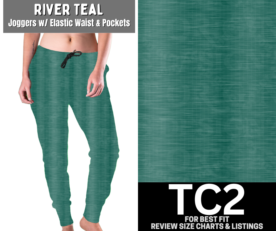 River Teal Joggers