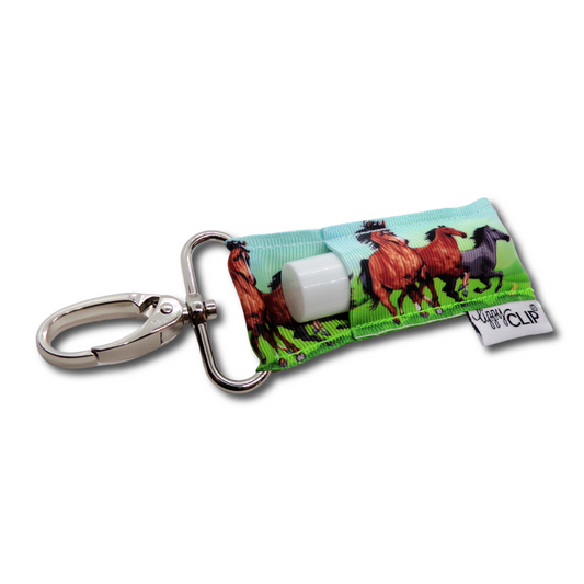 Running Horses LippyClip® Lip Balm Holder