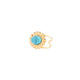 Golden and Turquoise