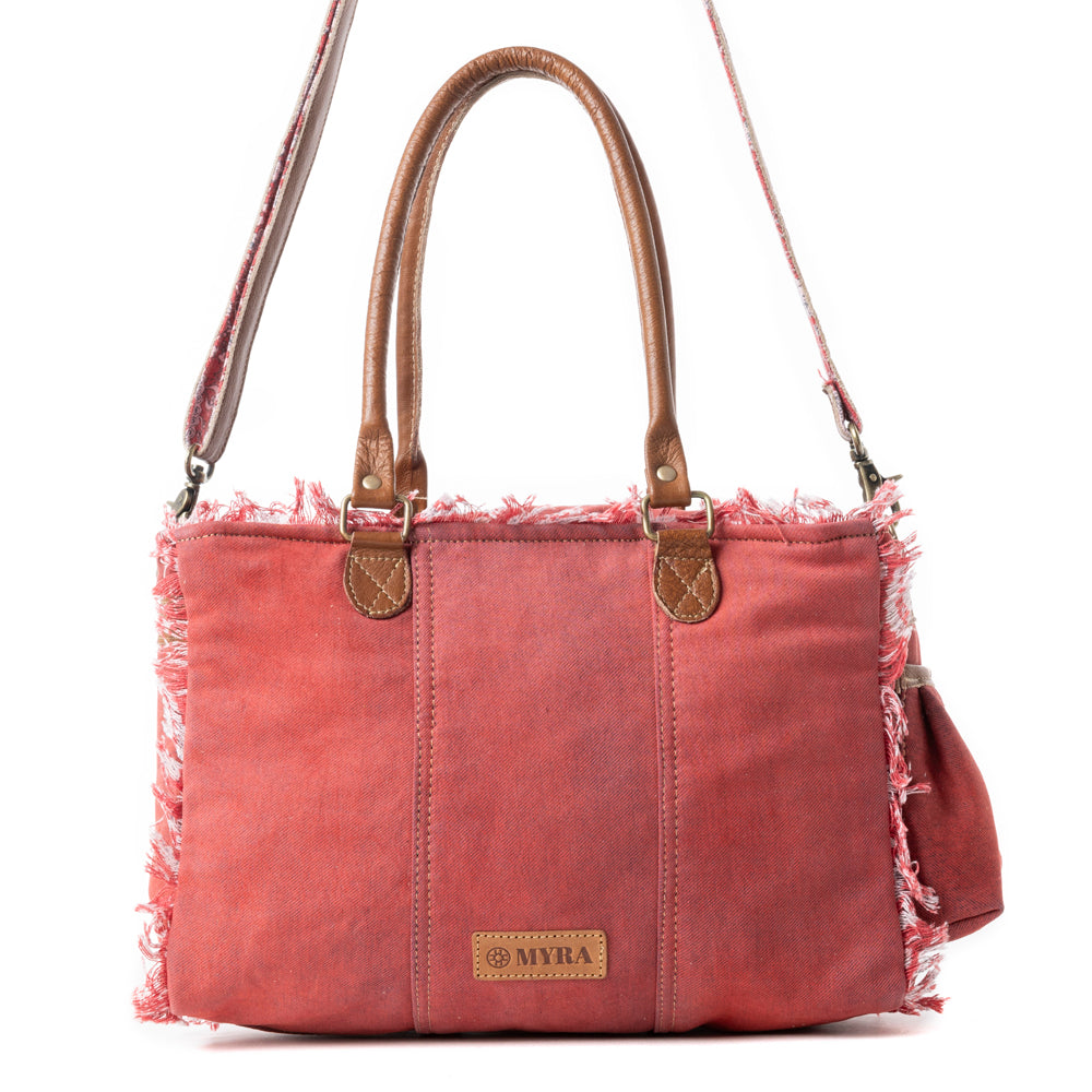 Coastal Steel Upcycled Tote in Red