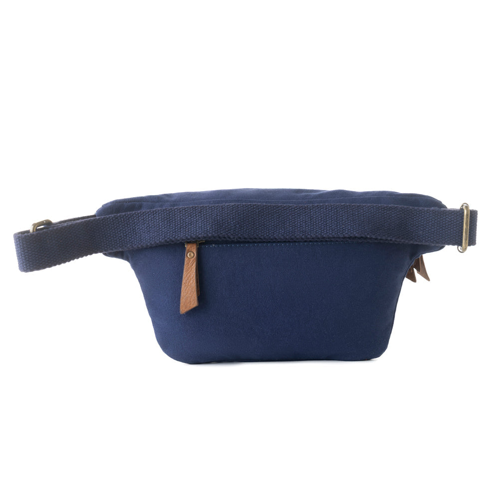 Myra High Noon Fanny Pack for Women in navy with printed detail