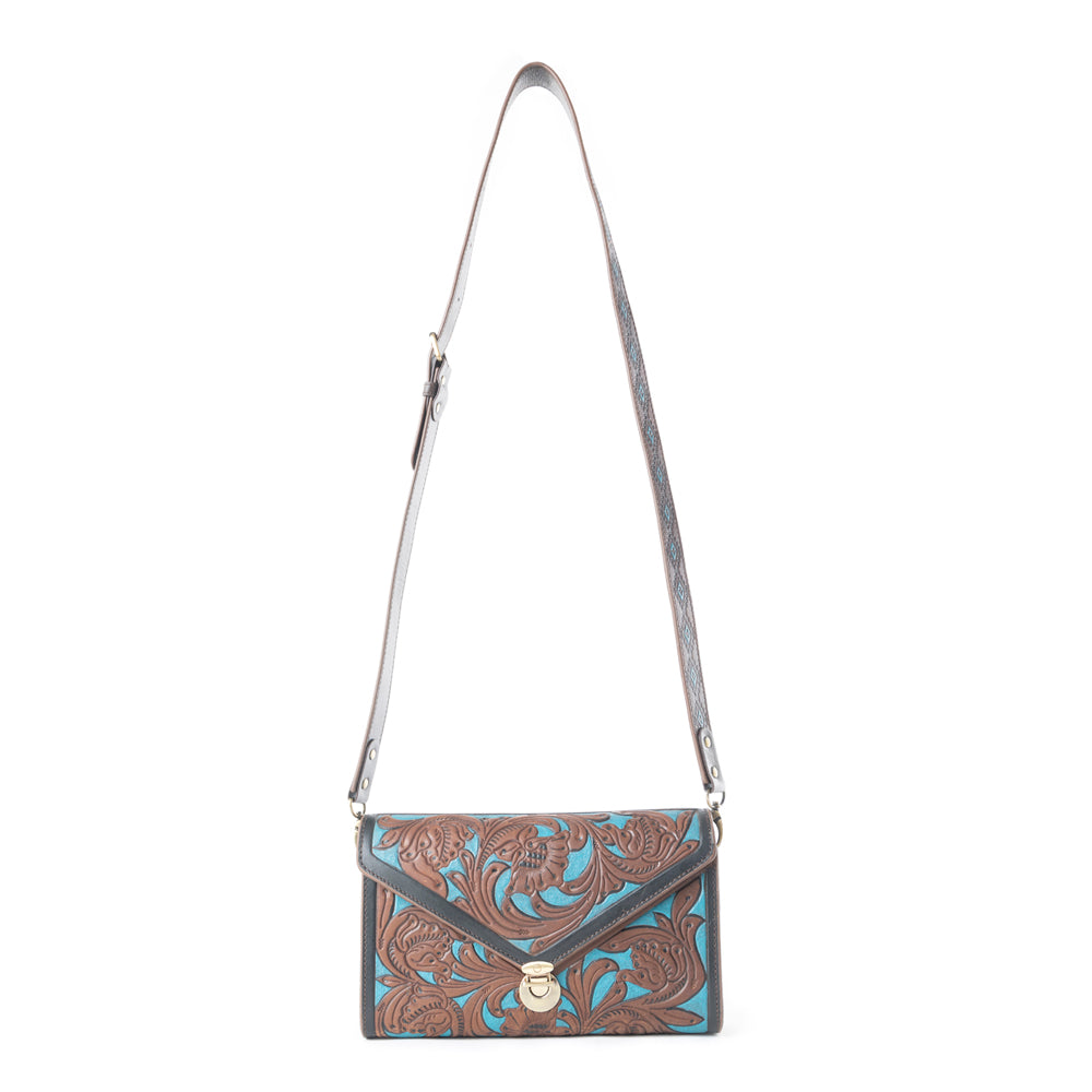 FANA HAND-TOOLED BAG