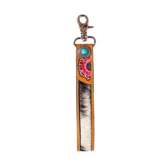 Far & Wide Hand-tooled Key Fob