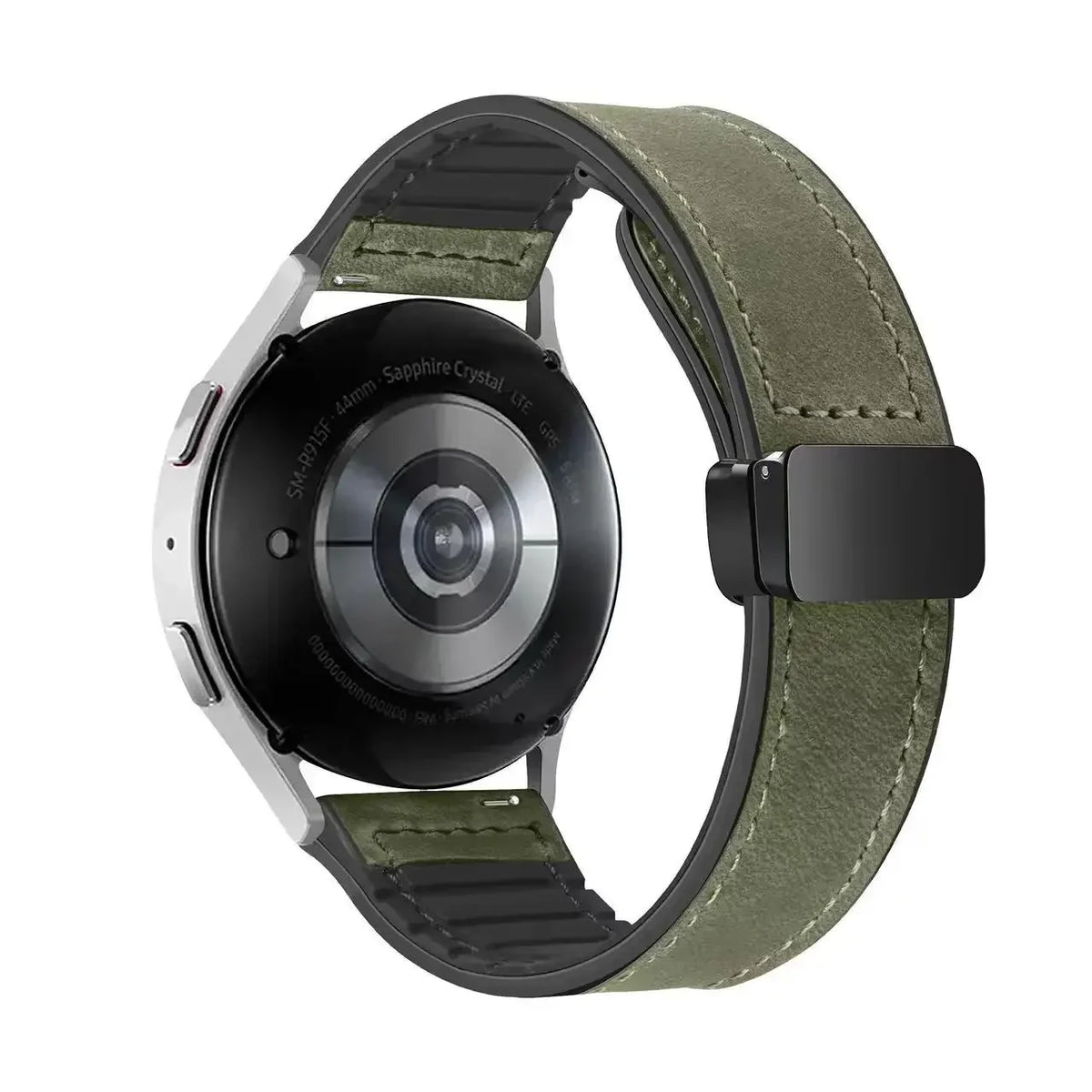 TicWatch Pro 3, E3 & GTH Leather and Silicone Magnetic Band