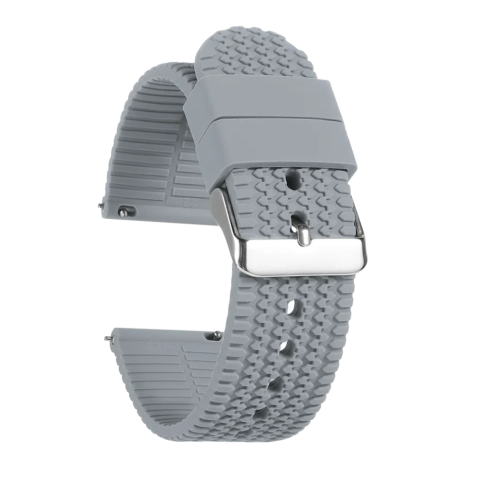 TicWatch Pro 3, E3 & GTH Tread Pattern Silicone Band