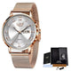 rose gold white