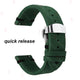 Green, Black Stitching